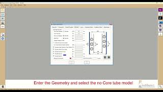 Helical coil heat exchanger design software example in SI Units  No core tube present [upl. by Macy]