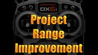 Pre modification DX6i  Orange RX quotrange check modequot range test [upl. by Hanas]