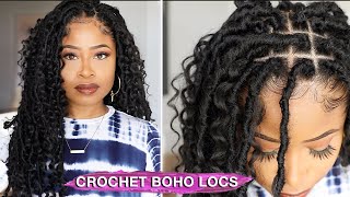 EASY  QUICK 2 hr BOHO LOCS 🔥 beginner friendly [upl. by Auqenaj]