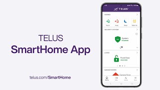 Take a tour of the TELUS SmartHome application  TELUS [upl. by Ayekam]