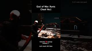 God of War Runic and Mythic chest Road to 100 Subs Please support godofwar godofwar5ps5 shorts [upl. by Thomson]