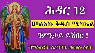 ሕዳር 12  ቅዱስ ሚካኤል  ንምንታይ ነኽብሮ   hidar 12  kidus mikael  ህዳር ሚካኤል ቅዱስሚካኤል tigrignamezmur [upl. by Nilkcaj]