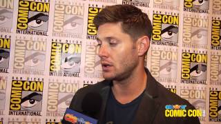 Jensen Ackles Supernatural Season 9 Interview  Talks Dean Sam Being Sick Fallen Angels and More [upl. by Attolrahc]