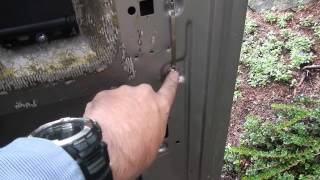 Ford van door latches how they are actuatedhow they are installed [upl. by Rotciv]