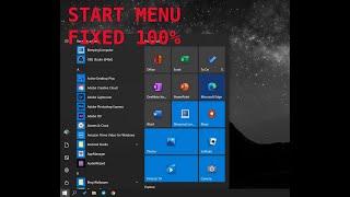 Fix start menu  settings not working Win10Win11 100 fixed [upl. by Axia]