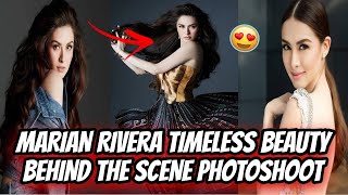 🔴TIMELESS BEAUTY BEHIND THE SCENE PHOTOSHOOT  marian rivera [upl. by Nosila291]