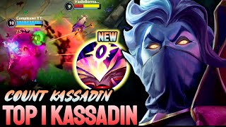 WILD RIFT COUNT KASSADIN  TOP 1 KASSADIN GAMEPLAY  SOVEREIGN RANKED [upl. by Bishop]