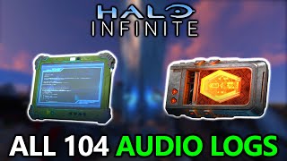 Halo Infinite  All 104 Audio Logs Locations Guide [upl. by Leda]