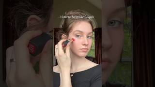 trying the Victoria secret red blush blush youtubeshorts youtube viralvideo makeup beautiful [upl. by Tripp]