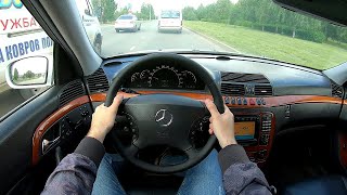 2001 MercedesBenz S320 POV TEST DRIVE [upl. by Saberhagen]