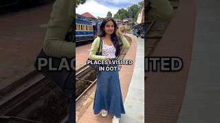 Outfit and places I visited in Ooty  VACATION [upl. by Ezitram]