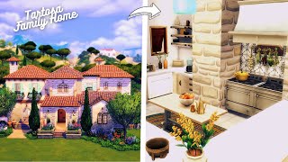 Tartosa Family Home 🌞 SIMS 4 Stop Motion Build  No CC [upl. by Daitzman]