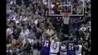 Shaq hits Mutombo [upl. by Laure]