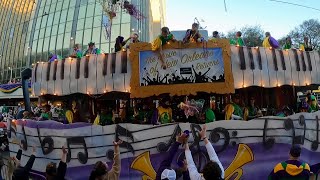 Mardi Gras 2022 New Orleans Uptown 5 Parades⚜️Gallier Hall [upl. by Tj]