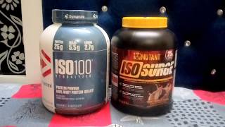 Dymatize ISO 100 vs Mutant ISO Surge [upl. by Wahl394]