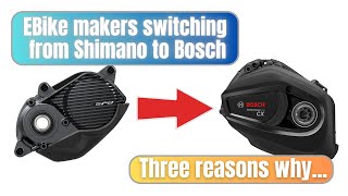 Ebike brands switching from Shimano to Bosch Bike Inventory update Ebike Access in National Forest [upl. by Oicul]