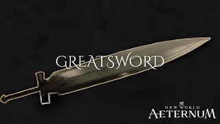 Greatsword Abilities New World Aeternum [upl. by Ahsote]