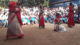 Nababidhan girls high school students dance [upl. by Ellennoj]