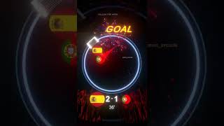 SPAIN vs PORTUGAL🤯footballmarbles footballedit neonarcade spain portugal [upl. by Nimrak808]