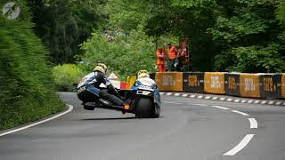 F2 Sidecar ON THE LIMIT  TT 2022 [upl. by Novrej]