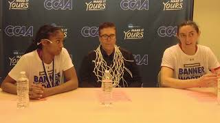 2022 CCAA Womens Basketball Tournament  Cal State East Bay postgame press conference [upl. by Sunny]