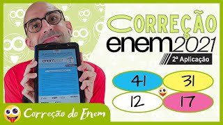 CORREÇÃO DO ENEM Questão 41  Enem 2021 2ª aplicação  Prova azul ▷ Hunsrückisch [upl. by Wennerholn]