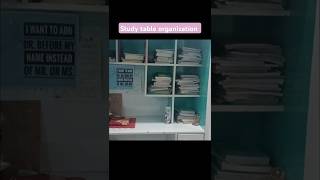 Study table organization✨ home organisationhome organizationhomestudy table diyshortsviral [upl. by Ventura]