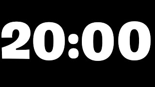 ⏳✨ ¡Temporizador de 20 Minutos  Ideal para Sesiones Cortas de Productividad 🌟 [upl. by David495]