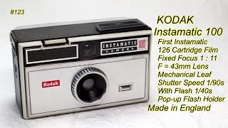 KODAK quotFirstquot Instamatic 100 1963 [upl. by Trace]