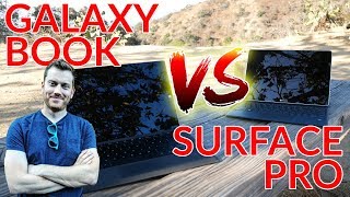 Samsung Galaxy Book Review  Surface Pro FaceOff [upl. by Adok]