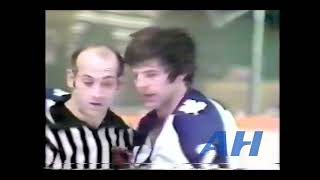 NHL Feb 24 1979 Ian TurnbullTOR v Don MaloneyNYR x2 Clips Toronto Maple Leafs New York Rangers [upl. by Eenad348]