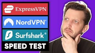 Expressvpn vs Nordvpn vs Surfshark 2024 Speed Test Review 🎯 [upl. by Eggett634]