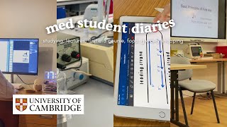 cambridge med student vlog 🩺  studying first aid course lectures [upl. by Shien]