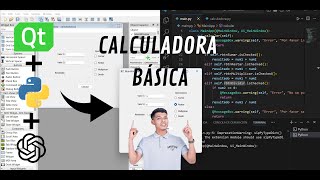 Crea tu propia calculadora  Python  PyQt5  Qt Designer y ChatGpt [upl. by Agan]