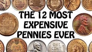 The 12 Most Expensive Pennies In US History [upl. by Yezdnil]