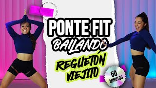 PONTE FIT bailando en CASA REGUETÓN VIEJITO 10 Oldschool reggaeton Zumba Cardio Natalia Vanq [upl. by Aerdnac200]