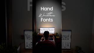 5 Handwritten Fonts  Save this short and Siubscribe me for more such resources 🔔 designer fonts [upl. by Melliw872]