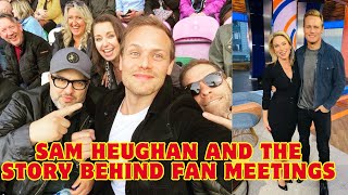 Close Secrets Sam Heughan and the Story Behind Fan Meetings [upl. by Ahsimak244]