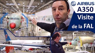 DÉCOUVREZ LA LIGNE DASSEMBLAGE DE LAIRBUS A350 lusine davions la plus efficace du monde [upl. by Gilda]