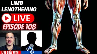 Limb Lengthening LIVE Episode 108  Real Deal Bob the Circus boy Sam LLD S [upl. by Orrocos]