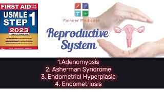 USMLE step 1 Non neoplastic uterine conditions from First Aid Reproductive system pathUrduHindi [upl. by Breeze]