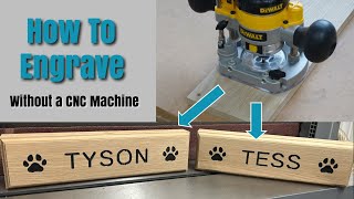 Easy Trick For Engraving If You Havent Got A CNC Machine [upl. by Dnumde155]