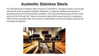 Introduction to Stainless Steel Metallurgy [upl. by Margreta]