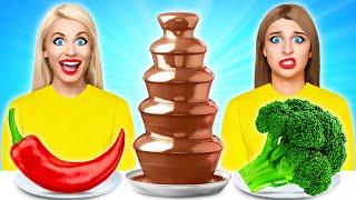 Шоколадный Фонтан Челлендж  Война Пранков c Multi DO Food Challenge [upl. by Ramraj]