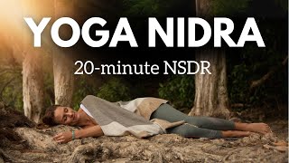 Non Sleep Deep Rest  NSDR  20 Minute Yoga Nidra [upl. by Iveson535]