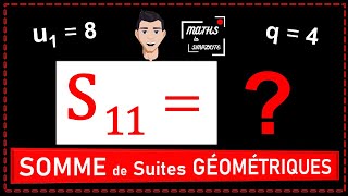 🔴 Suites géométriques  Somme des termes Sn  Exemples [upl. by Stearne]