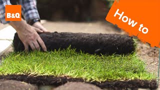 How to lay a new lawn from turf [upl. by Cairistiona]