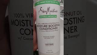 SHEA MOISTURE NATURAL INFUSIONS 100 VIRGIN COCONUT OIL MOISTURE BOOSTING CONDITIONER W COCONUT MILK [upl. by Phaidra]