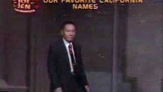 David Letterman Funniest Top 10 Ever  California Names [upl. by Ioab14]