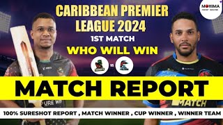 SKNP vs ABF  01st Match  Antigua vs St Kitts  CPL 2024  Dream 11 [upl. by Kirenoj573]